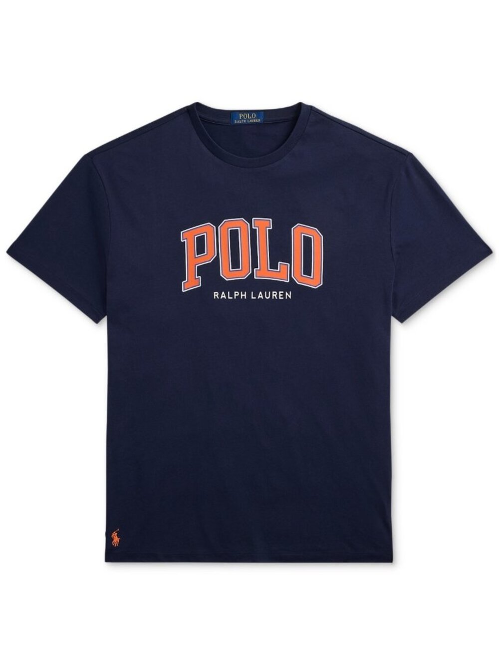 Polo Ralph Lauren Classic Fit T-Shirt Mens Small Cruise Navy Logo Cotton Tee